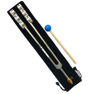 Herramienta de diapasón de aluminio AA20-64HZ con martillo curativo sonido vibración terapia de diagnóstico herramienta de cuidado de la salud duradera fácil de instalar