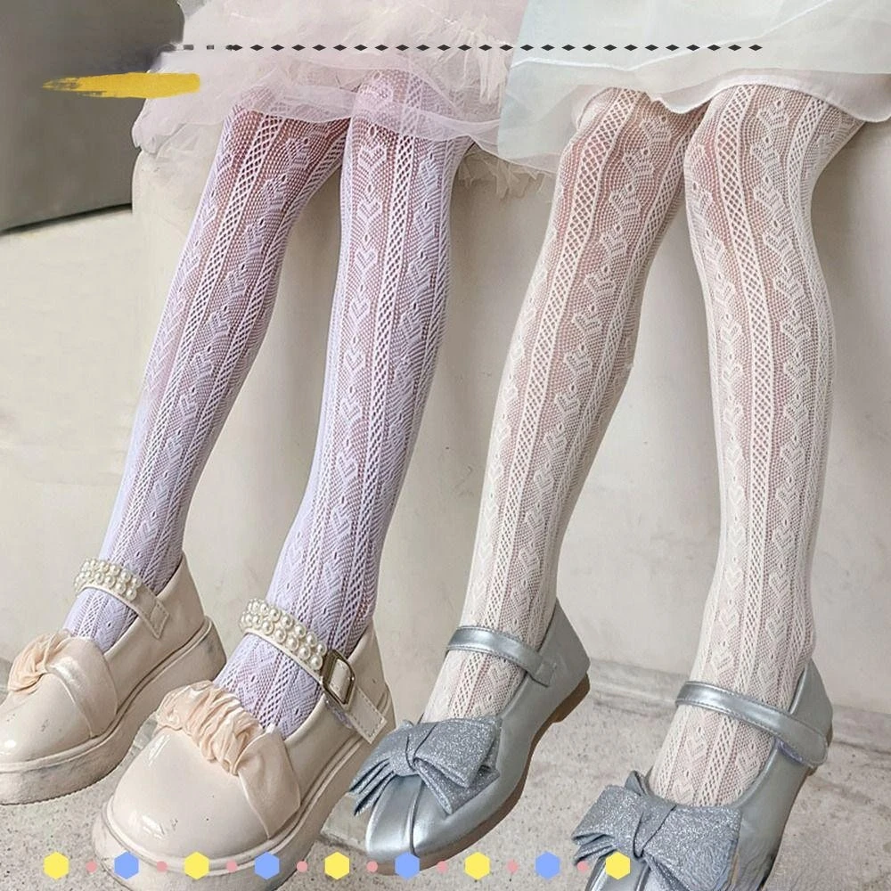 Pantimedias de malla para niña, medias de nailon a la moda para niña, medias elásticas para regalo para niña