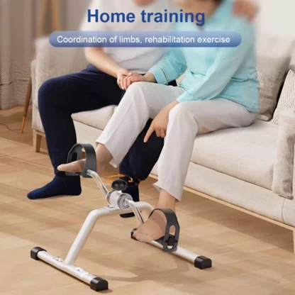 Mini bicicleta estática plegable para brazo y pierna con resistencia ajustable, bicicleta estática estacionaria, ejercitador de Pedal para ejercicio en casa