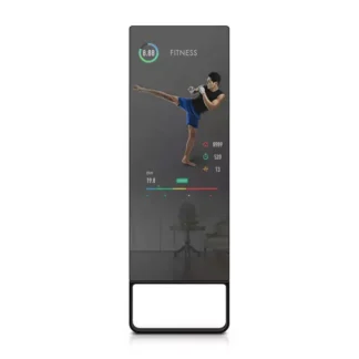 Reproductor multimedia de gimnasio personalizado, espejo mágico inteligente, señalización Digital LCD, ejercicio interactivo, Fitness, quiosco de espejo con pantalla inteligente