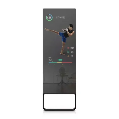 Reproductor multimedia de gimnasio personalizado, espejo mágico inteligente, señalización Digital LCD, ejercicio interactivo, Fitness, quiosco de espejo con pantalla inteligente