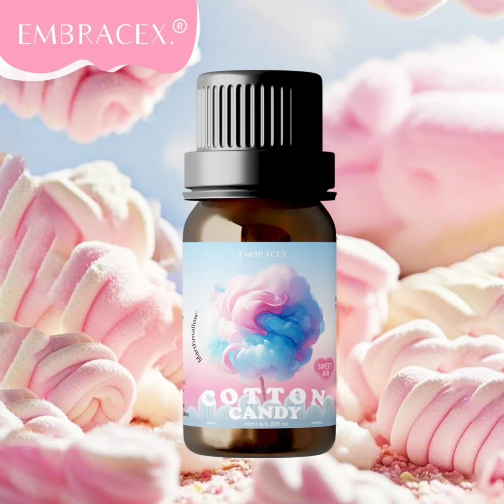 Aceites aromáticos de malvavisco/algodón de azúcar, aceites esenciales, Perfumes dulces de larga duración, regalo de malvavisco, 10ml