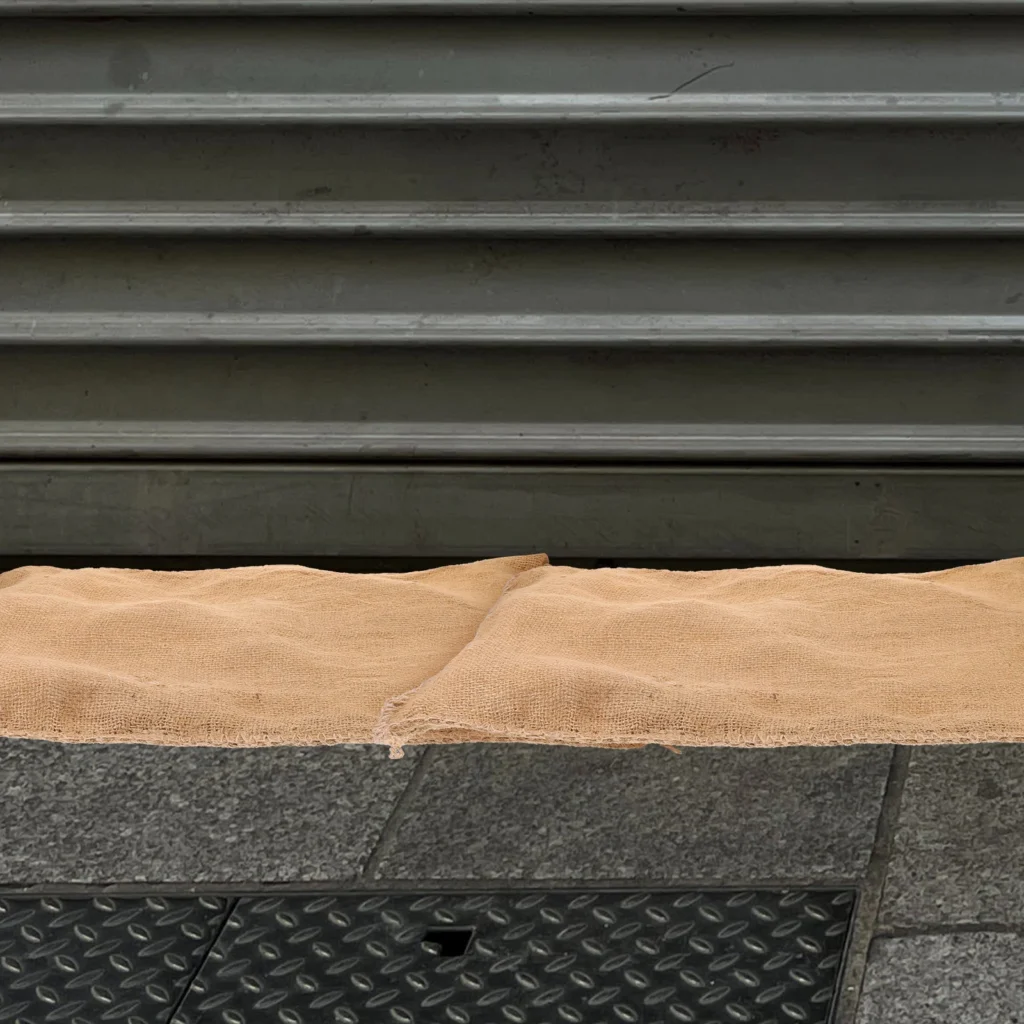 Barrera de inundaciones absorbente para el hogar, garaje, bolsas activadas por agua, solución reutilizable de prevención de inundaciones