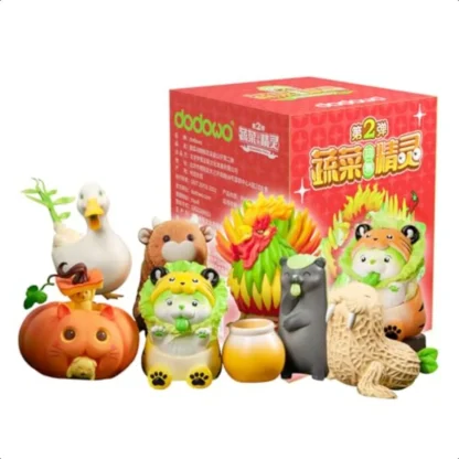 52 juguetes Hada de las verduras 2.a figura de acción 1 pieza juguete coleccionable Kawaii regalo creativo decoración de la habitación decoración de escritorio regalo de 3,5 pulgadas