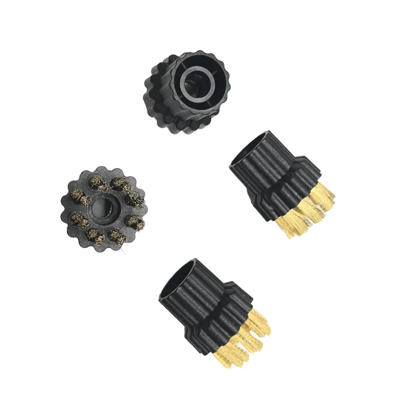 B89B-16Pcs M8 cabezal de cepillo para Limpiador de vapor, accesorios de repuesto para cabezal de cepillo de superficie dura, accesorios para Limpiador de vapor