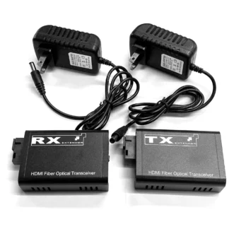 Transceptor extensor de fibra HDMI de 3km sobre Cable de fibra óptica SC 20km extensor de fibra óptica HDMI transmisor y receptor de vídeo