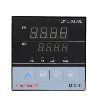 L70A SINOTIMER 2 juegos controlador de temperatura PID Digital impermeable tipo K PT100 Sensor entrada relé salida SSR, MC901 y MC701