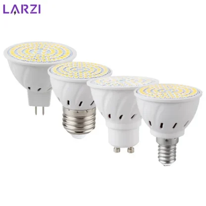 E27 E14 MR16 GU10 Lampada bombilla LED 3W 4W 5W 110V 220V Bombillas lámpara Led foco 48 60 80 LED 2835 SMD Lampara Spot Light