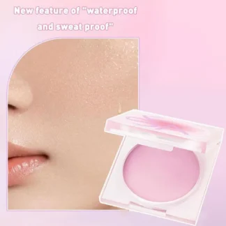 Crema fijadora de polvo mate multifuncional, crema fijadora, Maquillaje facial, control de aceite, cobertura completa, polvo de maquillaje Natural resistente al agua