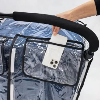C5AA Universal Twin Baby Babys Cover lluvia Diseño a prueba viento para viajar