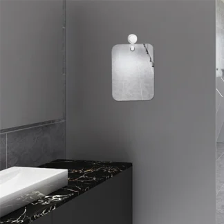 AA20-espejo antiniebla acrílico para ducha, afeitado, espejo sin niebla, accesorios de viaje para baño para mujer, maquillaje, afeitado para hombre