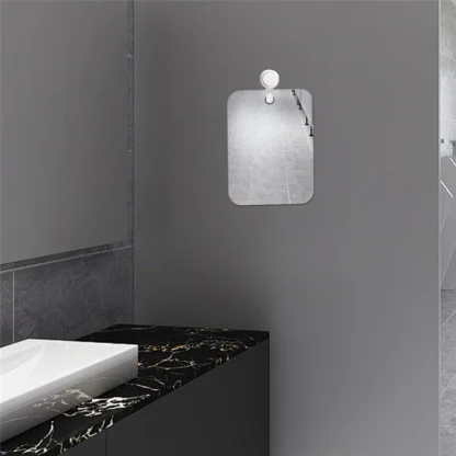 AA20-espejo antiniebla acrílico para ducha, afeitado, espejo sin niebla, accesorios de viaje para baño para mujer, maquillaje, afeitado para hombre