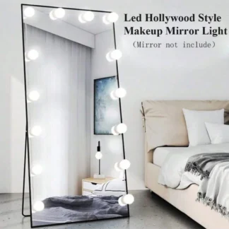 Luces LED Luz para espejo de maquillaje estilo Hollywood, cable USB, luz para espejo de sala de maquillaje (espejo no incluido) 8 luces /10 luces /1