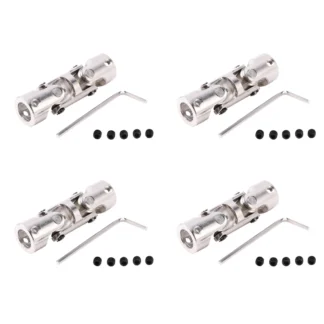 A72Z 4X Rc Acoplamientos de cardán de junta cardán de doble junta universal con tornillo, 6x6 mm