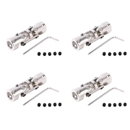 A72Z 4X Rc Acoplamientos de cardán de junta cardán de doble junta universal con tornillo, 6x6 mm