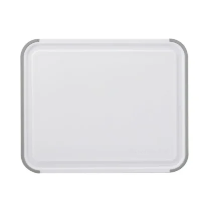 Tabla de cortar no absorbente con bordes antideslizantes, fácil limpieza, superficie de poli duradera, corte en cubitos, preparación de alimentos