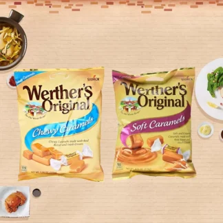 Caramelos masticables originales de Werther/CARAMELS SOFT ORIGINALES 5 oz (142 g) * 2 paquetes