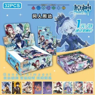 Genshin Impact Card Box Tarjeta de caja ciega de regalo