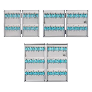 Caja de gestión de llaves de metal, organizador de llaves con etiquetas, llave resistente al agua y al fuego