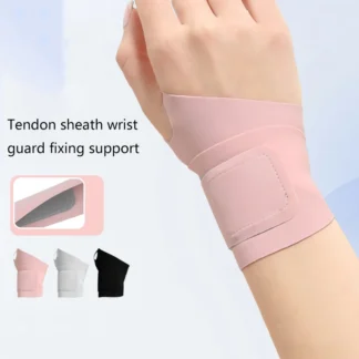 Protector de muñeca de compresión fina ajustable, soporte de muñeca para esguince, soporte de seguridad para ejercicio, funda para tendón, dolor para hombres y mujeres, 1 ud.