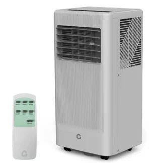 Aire acondicionado portátil de 10.000 BTU: unidad de CA portátil para dormitorio de hasta 450 pies cuadrados. Pie, refrigeración, ventilador y deshumidificador, de pie