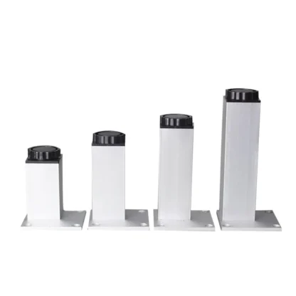 4 unids/set 6-40cm patas de muebles de Metal de aluminio patas de gabinete mesa Base triangular ajustable con tornillos para mesa sofá cama gabinete