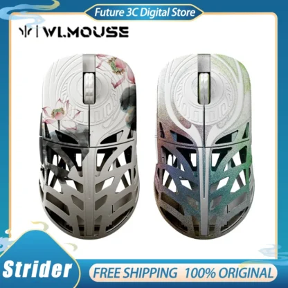 Wanling Wlmouse Strider Walker Mouse 8K E-sport Gaming Mouse aleación de magnesio luz/interruptor infinito ligero inalámbrico personalizado