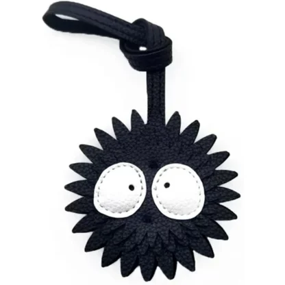 Abalorio para bolso de briquetas negro, accesorios divertidos para bolsos de moda, dijes para llaves