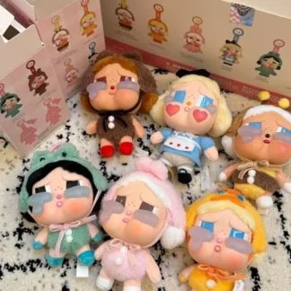 Figuras de la serie Crybaby Crying Again auténticas, caja ciega, muñeco con cara de vinilo, juguete, colgante de Animal Crybaby, bolso de muñeca, decoración, llavero de regalo