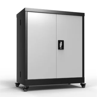 Gabinete de almacenamiento de garaje para taller multifunción, herramienta, archivador de bloqueo plegable, gabinete rodante, gabinete fácil de montar con rueda de Metal