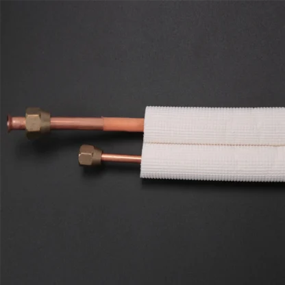 Par de tubos de aire acondicionado de 3 metros, juego de cables de aluminio aislados, 1/4 pulgadas, 3/8 pulgadas, piezas de aire acondicionado, tubo refrigerante
