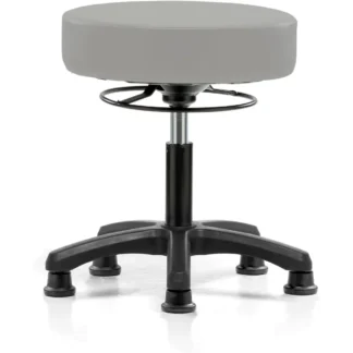 Taburete ajustable en altura Perch Stationary Life |   Altura del escritorio 18-23" |   Vinilo gris
