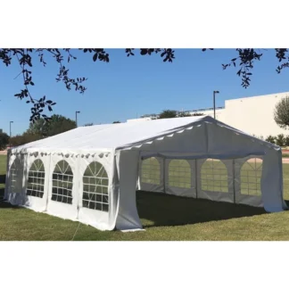 Tienda de fiesta de PE de 26'x20', tienda de fiesta de boda, carpas Para Fiestas, tienda para eventos al aire libre con cubierta superior impermeable, tienda para fiestas