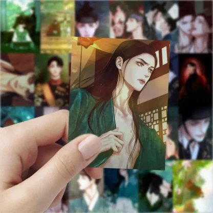60 unids/set pegatina Manhwa coreana Lee Nok, personajes Jae-shin DIY maleta para portátil pegatinas decorativas