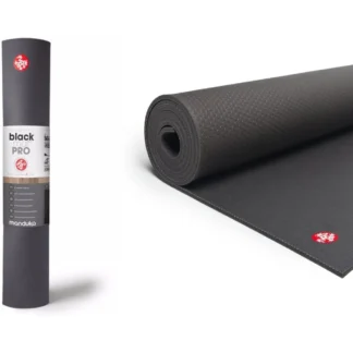 Estera de yoga profesional Estera negra PRO estándar