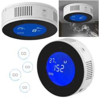 Detector de Gas Combustible WiFi, Sensor de fugas de Gas, alarma de fuga de Gas Combustible para cocina casera