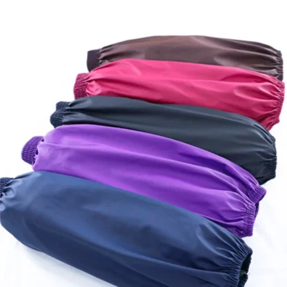 1 par de mangas impermeables a prueba de aceite mangas antisuciedad tareas domésticas brazo para adultos mangas largas accesorios de limpieza de cocina para el hogar