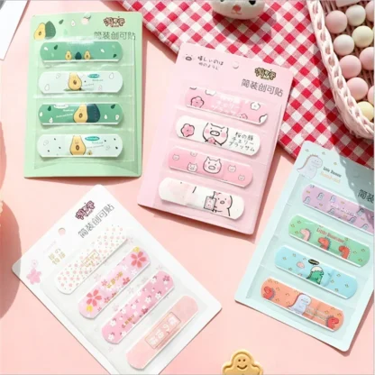 Vendajes adhesivos impermeables para niños, Kit de primeros auxilios, pegatinas de ayuda para heridas, yeso, 20 piezas