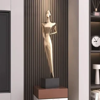 Figuras sencillas, escultura, adornos a gran escala, obras de arte, porche de altura Vertical, mueble de TV, muebles para el hogar, decoraciones
