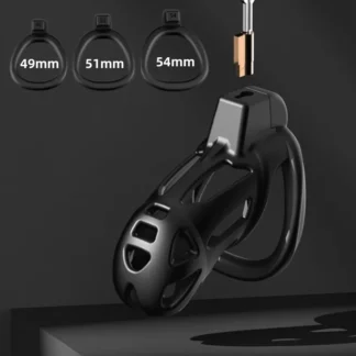 Nueva jaula de castidad masculina fantasma, Juguetes sexuales discreto Sissy Femboy, jaula de castidad para pene, dispositivo, anillo para pene masculino con 3 tamaños