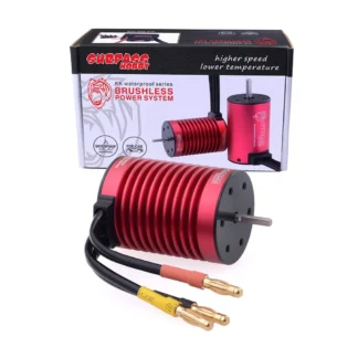 Surpass Hobby impermeable F540 Motor sin escobillas 3000KV 3300KV 3930KV 4370KV 45A ESC para 1/10 RTR RC coche Tamiya Axial Redcat HSP