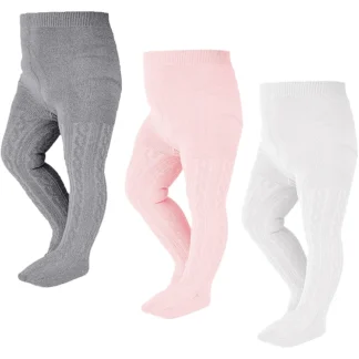 3 unids/set de medias de algodón suave para bebé, pantimedias elásticas de punto para invierno y otoño para bebé, pantalones para recién nacido, accesorios para niños