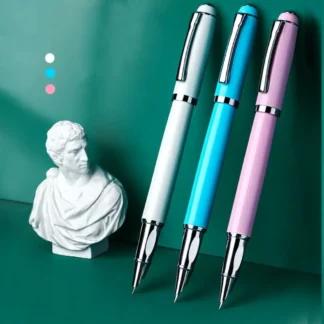 Papelería, plumas estilográficas EF0.38mm, escritura a mano, caligrafía, bolígrafo de firma, dibujo de punta fina, bolígrafo de tinta de Metal, accesorios de oficina