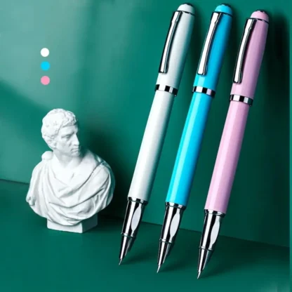 Papelería, plumas estilográficas EF0.38mm, escritura a mano, caligrafía, bolígrafo de firma, dibujo de punta fina, bolígrafo de tinta de Metal, accesorios de oficina