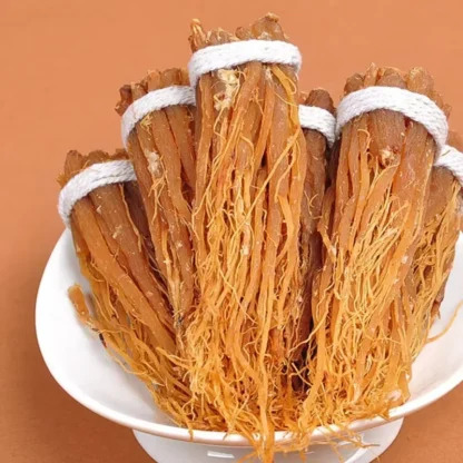 6 años Ginseng Raíces enteras | Raíz de ginseng | Grado premium con pelo rojo Panax