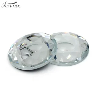 FUNMIX-pestañas postizas de visón, soporte de pegamento, 36 diamantes de imitación, placa de cristal, herramienta de extensión de pestañas postizas