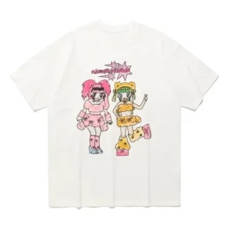 Verano 2025 moda nueva Somi Home Corea del Sur Niceghostclub soulpussycat de manga corta el mismo estilo que el jengibre Shiqi Lin Nalian