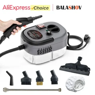 Limpiadores a vapor de mano de alta y temperatura de 2500W, aire acondicionado, capó de cocina, máquina de limpieza a vapor para coche, suelo y más limpieza