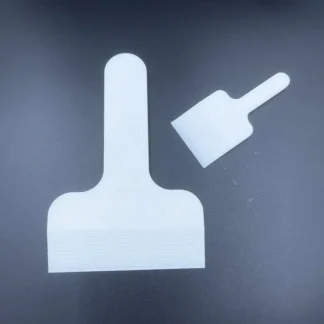 Raspador de PTFE, raspador de medicina resistente a ácidos y álcalis, raspador de pasta de plata conductora, hoja mezcladora de pasta de estaño, pala de material 6x20