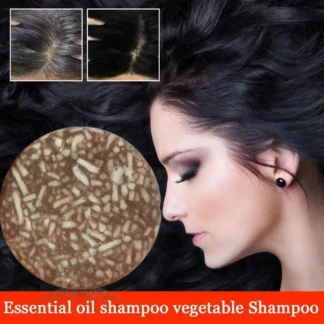 Barra de champú oscilante Polygonum Multiflorum, jabón prensado orgánico Natural para cabello gris, tratamiento efectivo inverso para el cuidado del cabello